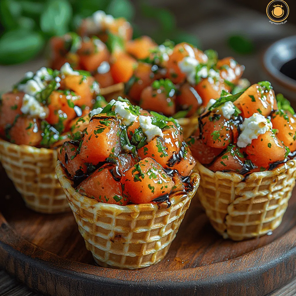 As the days grow longer and the sun shines brighter, summer invites us to indulge in refreshing, light snacks that celebrate the season's bounty. Among these delightful treats, Basil Watermelon Feta Cones stand out as a vibrant and unique appetizer that encapsulates the essence of summer in every bite. This recipe marries the sweetness of juicy watermelon with the creaminess of feta cheese and the aromatic touch of fresh basil, creating a flavorful and visually stunning dish perfect for any gathering.