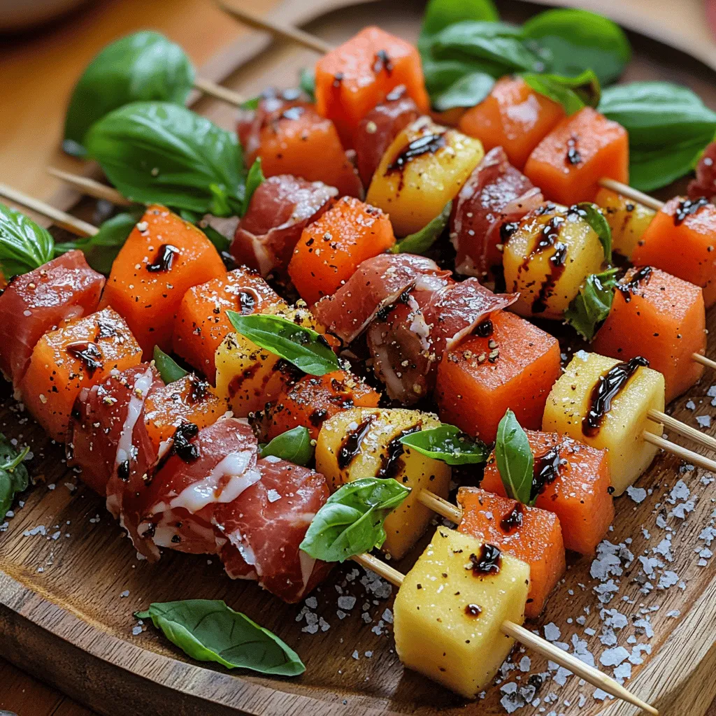 As summer approaches, our cravings shift toward refreshing, light dishes that embody the essence of the season. The delightful combination of sweet and savory flavors has become increasingly popular in summer cuisine, offering a perfect balance that tantalizes the taste buds. One recipe that captures this essence beautifully is the Melon Prosciutto Skewers. This dish is not only visually appealing but also incredibly simple to prepare, making it the ideal appetizer for gatherings, picnics, or light lunches.