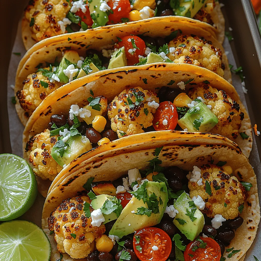 Taco night has long been a favorite tradition in many households, offering a fun and interactive way to enjoy a variety of flavors and textures. However, if you're looking to switch things up while still keeping that beloved taco essence, these Crispy Cauliflower Taco Boats are the perfect solution. This vibrant dish combines the satisfying crunch of roasted cauliflower with the endless possibilities of toppings, offering a deliciously healthy alternative to traditional tacos. As plant-based meals continue to gain popularity, these taco boats not only embrace the trend but also showcase the versatility and richness of cauliflower.