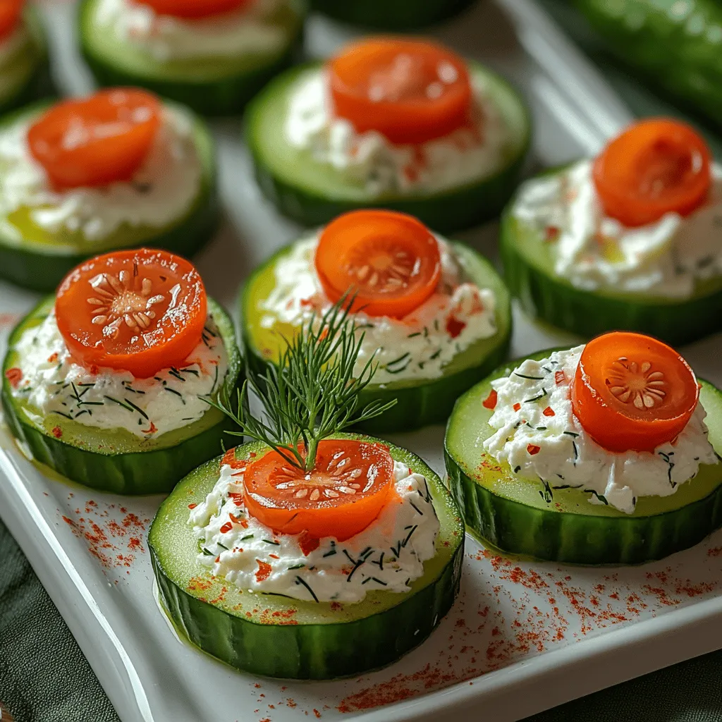 Whipped Feta Cucumber Bites are not just a feast for the palate but also a visual delight. The vibrant green of fresh cucumbers contrasts beautifully with the creamy, white whipped feta mixture, making them an eye-catching addition to any appetizer spread. The dish is versatile, accommodating various dietary needs, and can easily be tailored to include seasonal ingredients. Whether you're hosting a summer barbecue, a holiday gathering, or simply enjoying a quiet evening at home, these cucumber bites are an ideal choice.