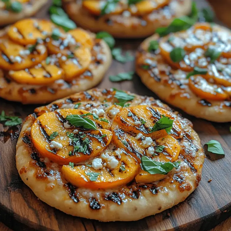 As the summer sun begins to warm the air, our culinary cravings shift towards lighter, fresher dishes that celebrate the season’s bounty. One such delightful dish is grilled peach flatbreads. This unique and flavorful creation perfectly encapsulates the essence of summer gatherings, combining the sweet juiciness of ripe peaches with savory cheeses and fresh herbs. The marriage of these ingredients not only tantalizes the taste buds but also provides a stunning visual appeal, making it a standout dish for barbecues, picnics, or casual dinners.