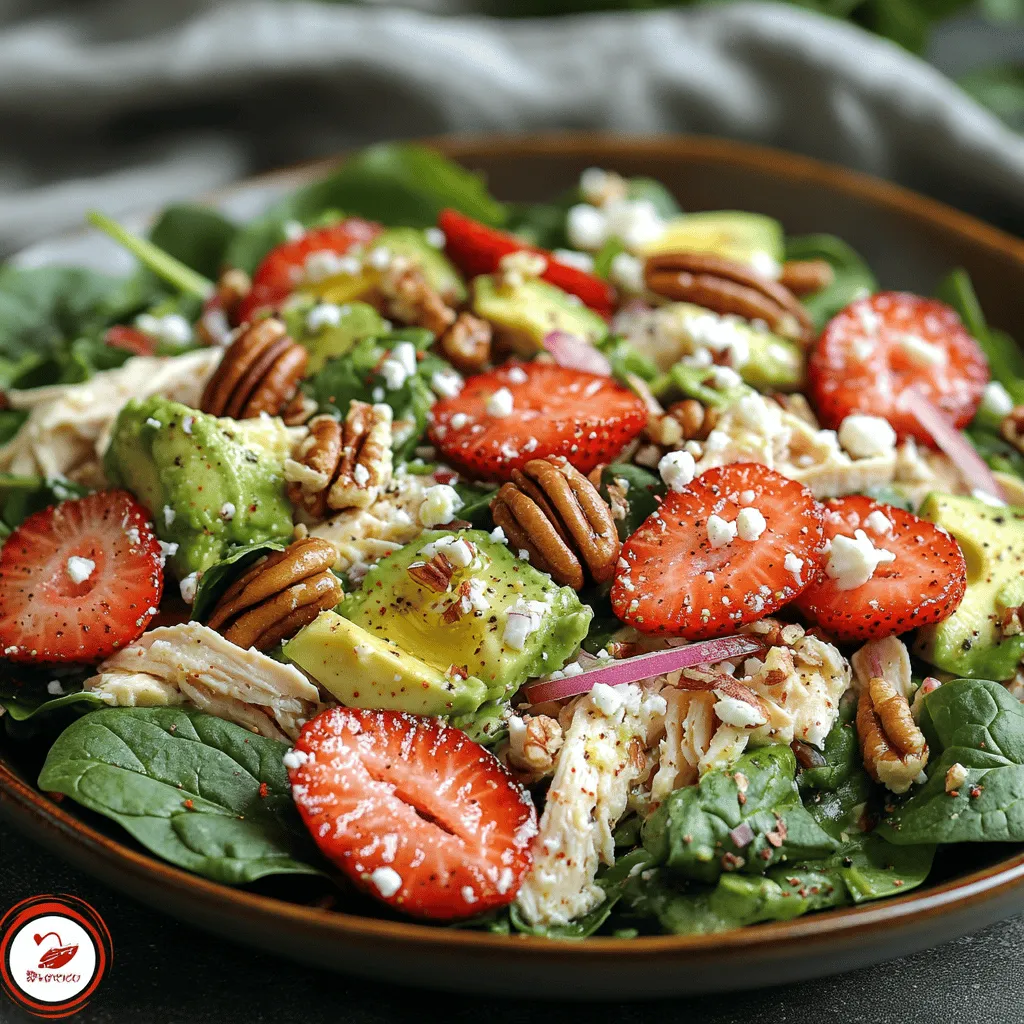 To truly appreciate the Strawberry Avocado Chicken Salad, it is essential to understand the health benefits of each key ingredient. This salad is a celebration of flavors and textures, each element playing a vital role in its overall appeal.