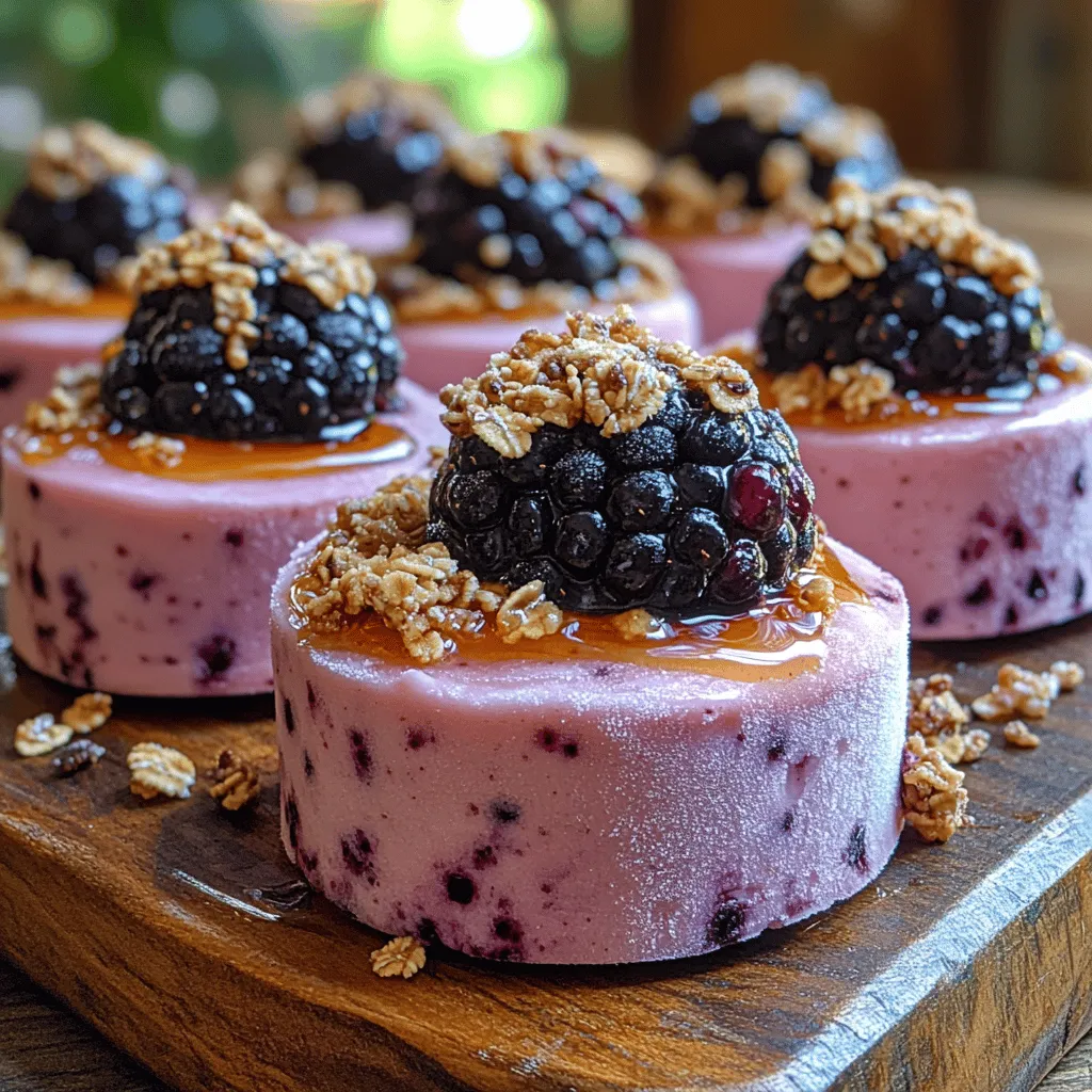 To create these Icy Blackberry Yogurt Bites, it’s essential to understand the health benefits and roles of each ingredient used in this recipe. Here’s a closer look at what goes into these delicious snacks: