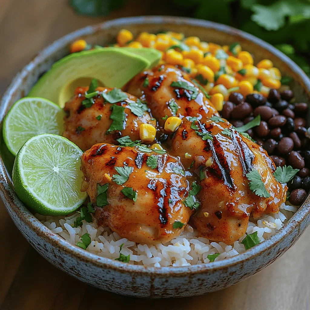 The Sizzling Honey Chipotle Chicken Rice Bowl is a tantalizing dish that brings together a delightful medley of flavors and textures, making it a favorite for many home cooks. This recipe is not only easy to prepare but also offers a robust experience with each bite. Imagine the perfect balance of sweetness from honey, a fiery kick from chipotle, and the savory goodness of marinated chicken served atop a bed of fluffy rice. This combination not only satisfies the palate but also warms the heart.