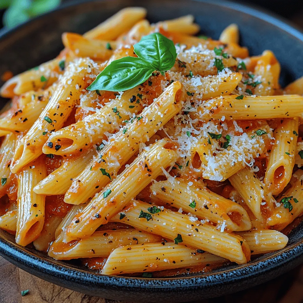 Creamy Roasted Red Pepper Penne is more than just a meal; it’s a delightful experience that combines rich flavors and comforting textures. This dish features penne pasta enveloped in a luscious, creamy sauce made from roasted red peppers, garlic, and a hint of spice. The vibrant color and robust taste make it a standout dish for any dinner table, whether you're feeding a family or impressing guests.