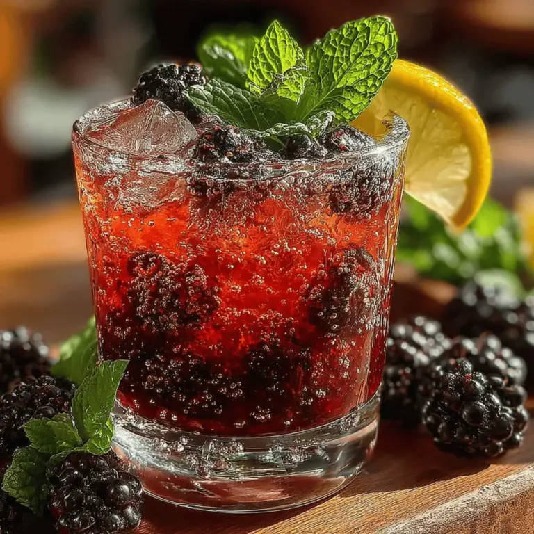 If you're searching for a delightful and refreshing beverage that captures the essence of summer, look no further than the Sparkling Blackberry Lemon Spritz. This invigorating drink combines the sweetness of ripe blackberries with the tartness of freshly squeezed lemons, creating a harmonious balance that is perfect for any gathering. Whether you're hosting a brunch, celebrating a special occasion, or simply looking for a treat to cool off on a hot day, this spritz is sure to impress.