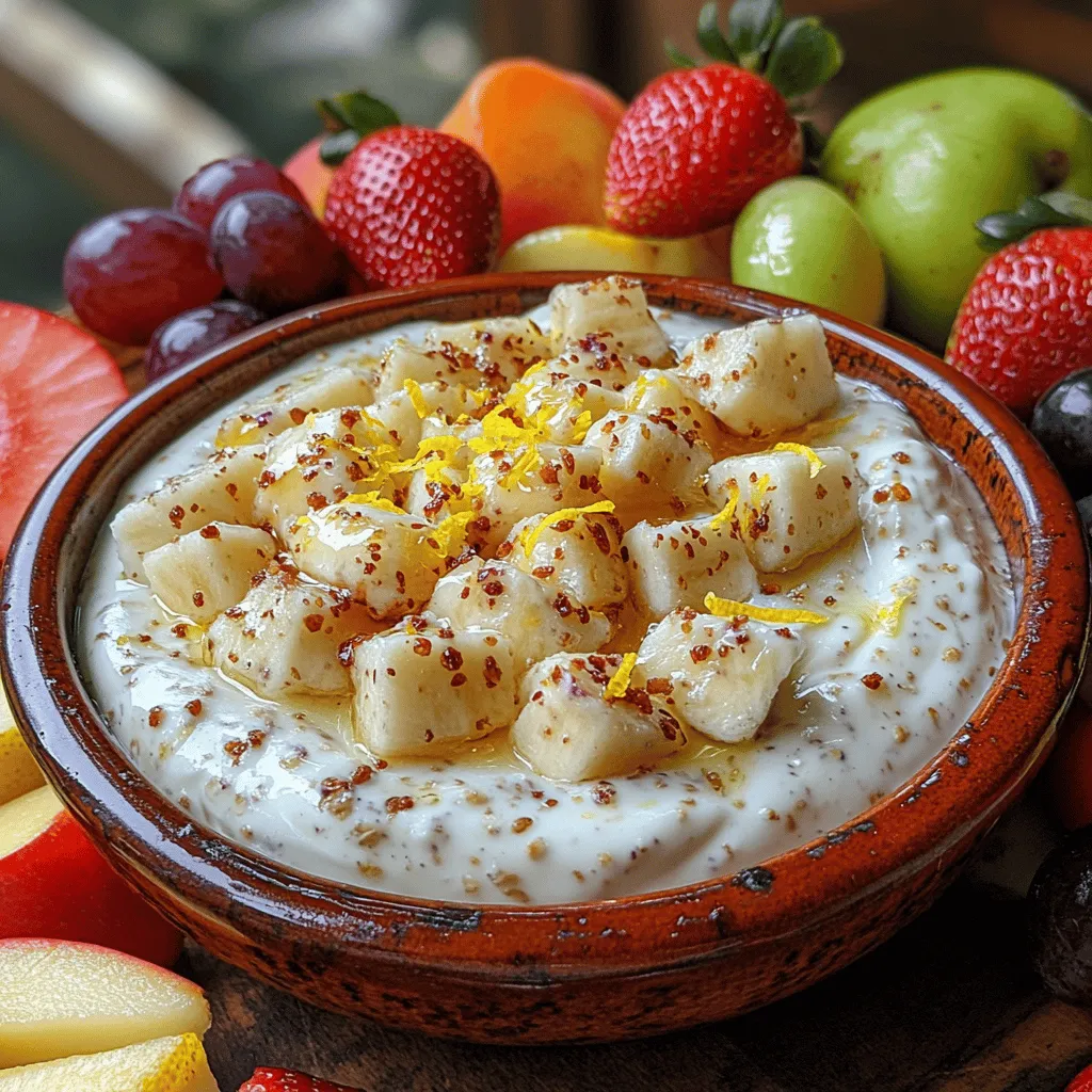 In the world of healthy snacking, few options are as delightful as a creamy fruit dip. The Luscious Greek Yogurt Fruit Dip is a versatile and nutritious choice that elevates any fruit platter, making it an ideal companion for gatherings, picnics, or simply an afternoon treat. This creamy concoction not only enhances the taste of fresh fruits but also provides a host of health benefits, making it a guilt-free indulgence. As we dive into the details of this recipe, we will explore the specific ingredients that contribute to its rich flavor and nutritional profile, as well as provide tips for preparation and serving.