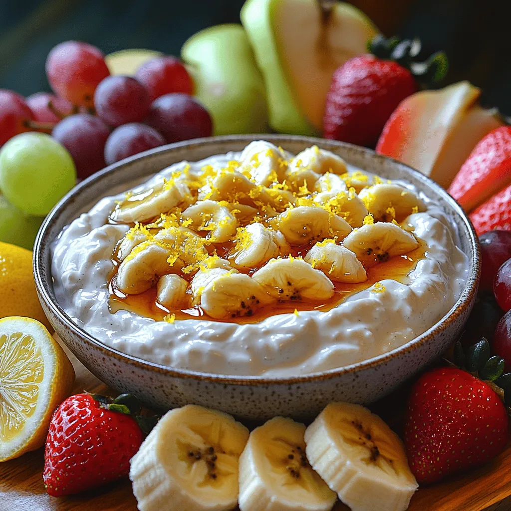 In the world of healthy snacking, few options are as delightful as a creamy fruit dip. The Luscious Greek Yogurt Fruit Dip is a versatile and nutritious choice that elevates any fruit platter, making it an ideal companion for gatherings, picnics, or simply an afternoon treat. This creamy concoction not only enhances the taste of fresh fruits but also provides a host of health benefits, making it a guilt-free indulgence. As we dive into the details of this recipe, we will explore the specific ingredients that contribute to its rich flavor and nutritional profile, as well as provide tips for preparation and serving.