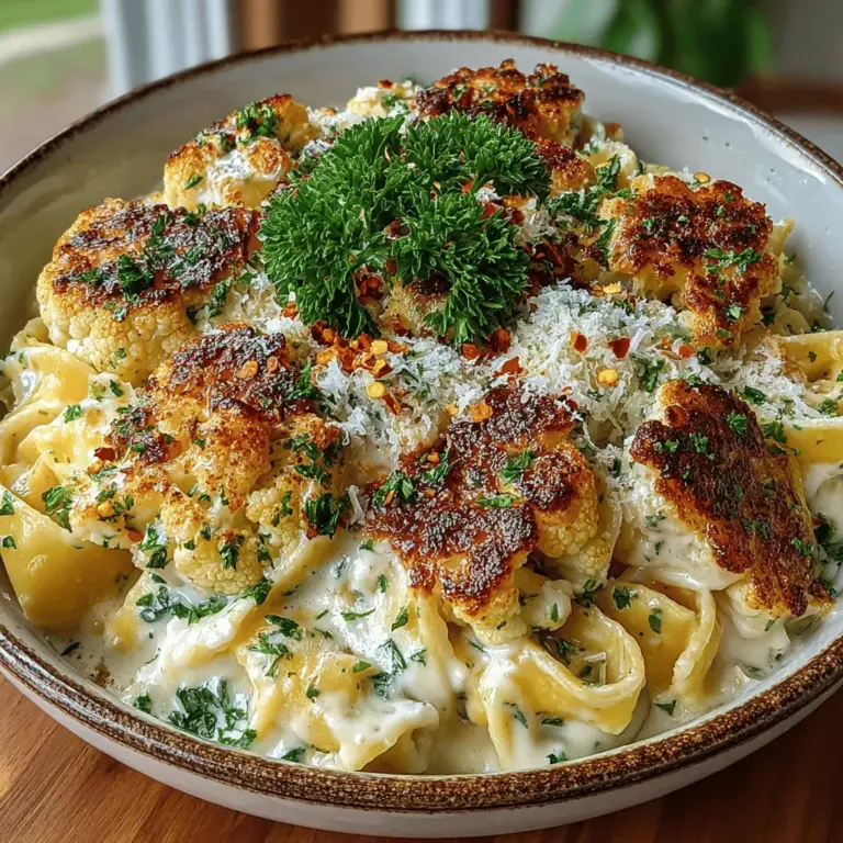 In the realm of comfort food, few dishes are as beloved as Alfredo pasta. Traditionally rich and indulgent, this Italian classic has garnered a loyal following for its creamy texture and luscious flavor. However, with the growing emphasis on health and wellness, many home cooks are seeking ways to enjoy their favorite recipes without compromising their dietary goals. Enter Creamy Cauliflower Alfredo Pasta: a delightful and nutritious twist on the traditional dish that maintains all the comforting qualities while significantly cutting down on calories and fat.