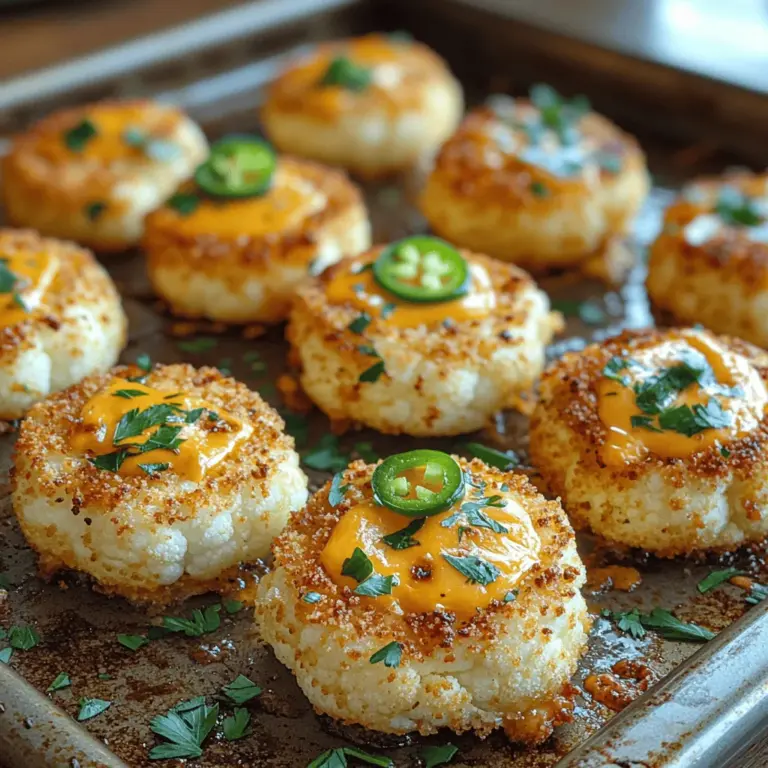 In recent years, cauliflower has emerged as a culinary superstar, captivating the hearts and taste buds of food enthusiasts worldwide. This versatile vegetable has transcended its traditional role as a side dish, finding its way into an array of innovative recipes that appeal to health-conscious consumers. Among these delightful creations are Cheesy Crunch Cauliflower Bites, a scrumptious and healthier alternative to conventional snacks. By fusing the rich flavors of cheese and spices with the wholesome goodness of cauliflower, this recipe offers a satisfying treat that you can enjoy guilt-free.
