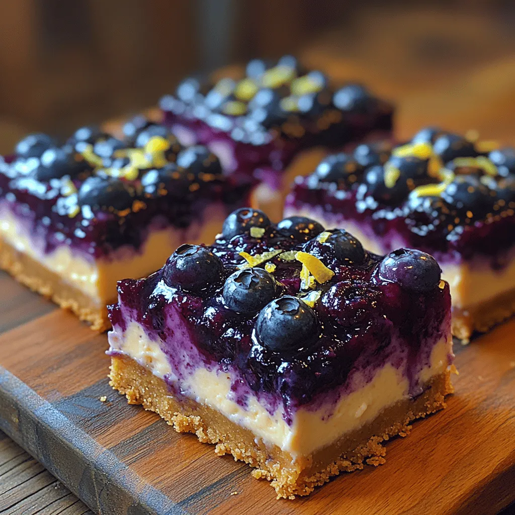 There’s a unique charm that comes with creating homemade pastries, invoking memories of warmth and indulgence. Each bite of freshly baked goods transports us back to moments of joy, family gatherings, and celebrations. Among the myriad of delightful desserts, cheesecake stands out for its creamy texture and rich flavor. Today, we’re diving into a recipe that perfectly combines the classic appeal of cheesecake with the burst of freshness from juicy blueberries—Luscious Blueberry Cheesecake Bars.