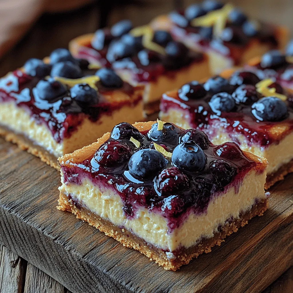 There’s a unique charm that comes with creating homemade pastries, invoking memories of warmth and indulgence. Each bite of freshly baked goods transports us back to moments of joy, family gatherings, and celebrations. Among the myriad of delightful desserts, cheesecake stands out for its creamy texture and rich flavor. Today, we’re diving into a recipe that perfectly combines the classic appeal of cheesecake with the burst of freshness from juicy blueberries—Luscious Blueberry Cheesecake Bars.