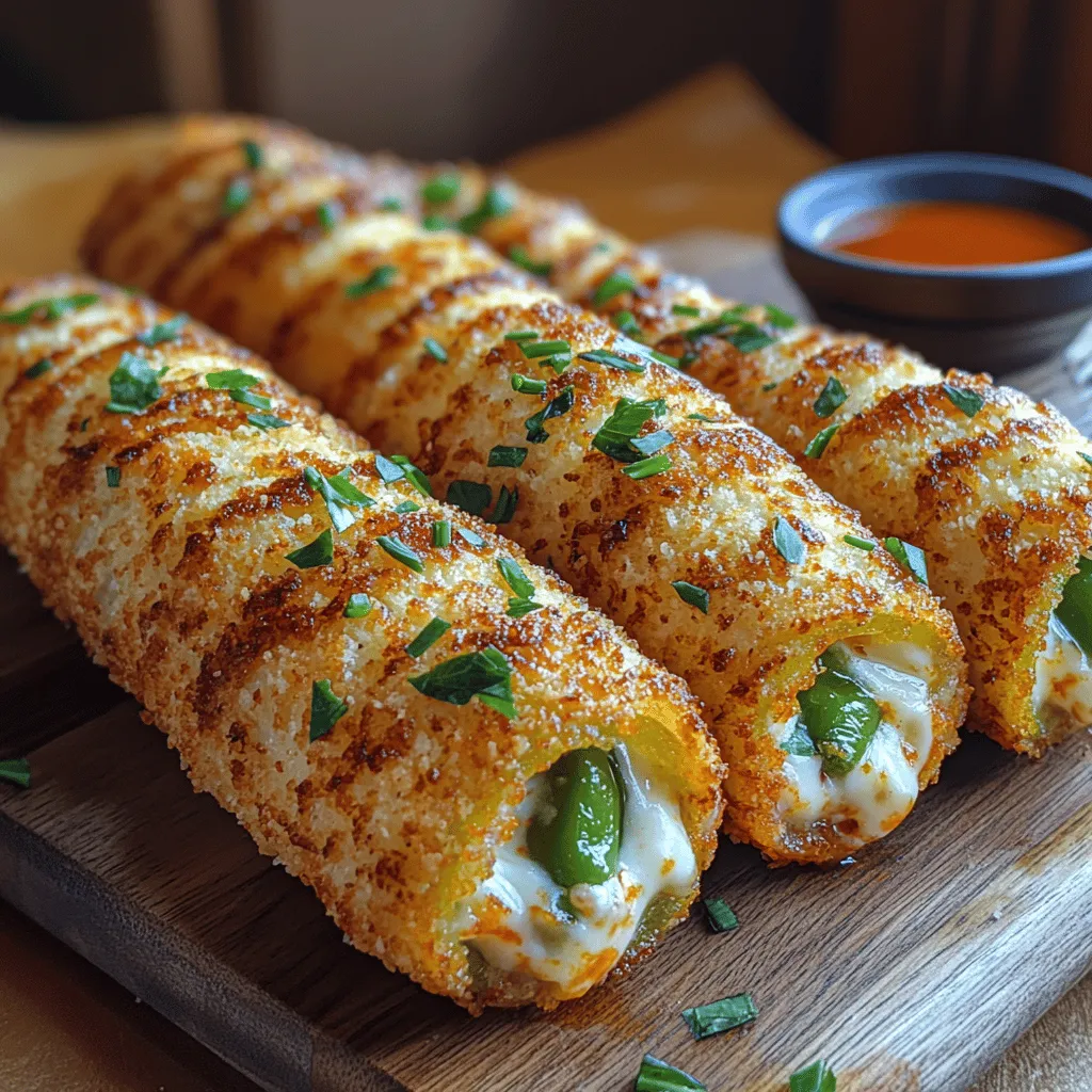 Baking your Crunchy Jalapeño Popper Wraps to perfection is crucial for achieving that desirable golden brown finish that enhances both the aesthetics and the flavor of your dish. To start, preheat your oven to 400°F (200°C). This temperature ensures that the wraps become crispy without burning.