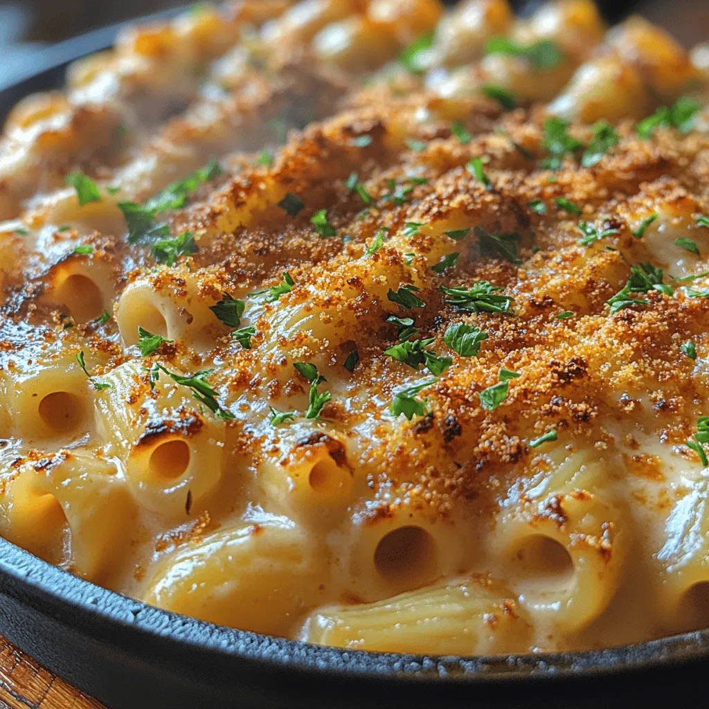 When it comes to comfort food, few dishes can rival the warm embrace of mac and cheese. This beloved staple has graced tables across the globe, from casual family dinners to gourmet restaurant menus. However, in our recipe for Creamy Roasted Garlic Mac & Cheese, we take this classic dish to new heights. By infusing it with the rich, aromatic essence of roasted garlic and a carefully curated blend of gourmet cheeses, we create a mac and cheese experience that is both indulgent and sophisticated.