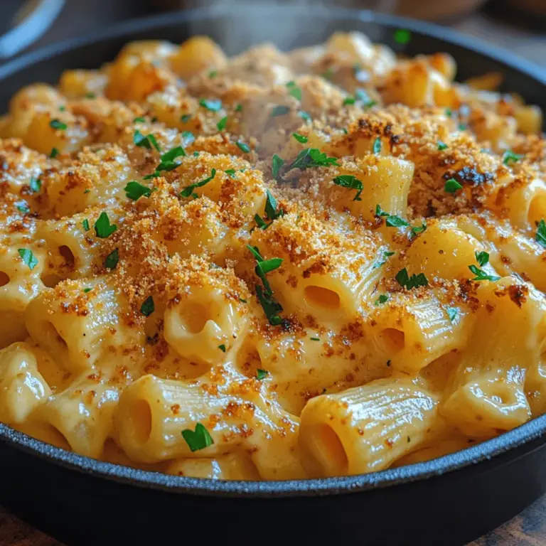 When it comes to comfort food, few dishes can rival the warm embrace of mac and cheese. This beloved staple has graced tables across the globe, from casual family dinners to gourmet restaurant menus. However, in our recipe for Creamy Roasted Garlic Mac & Cheese, we take this classic dish to new heights. By infusing it with the rich, aromatic essence of roasted garlic and a carefully curated blend of gourmet cheeses, we create a mac and cheese experience that is both indulgent and sophisticated.