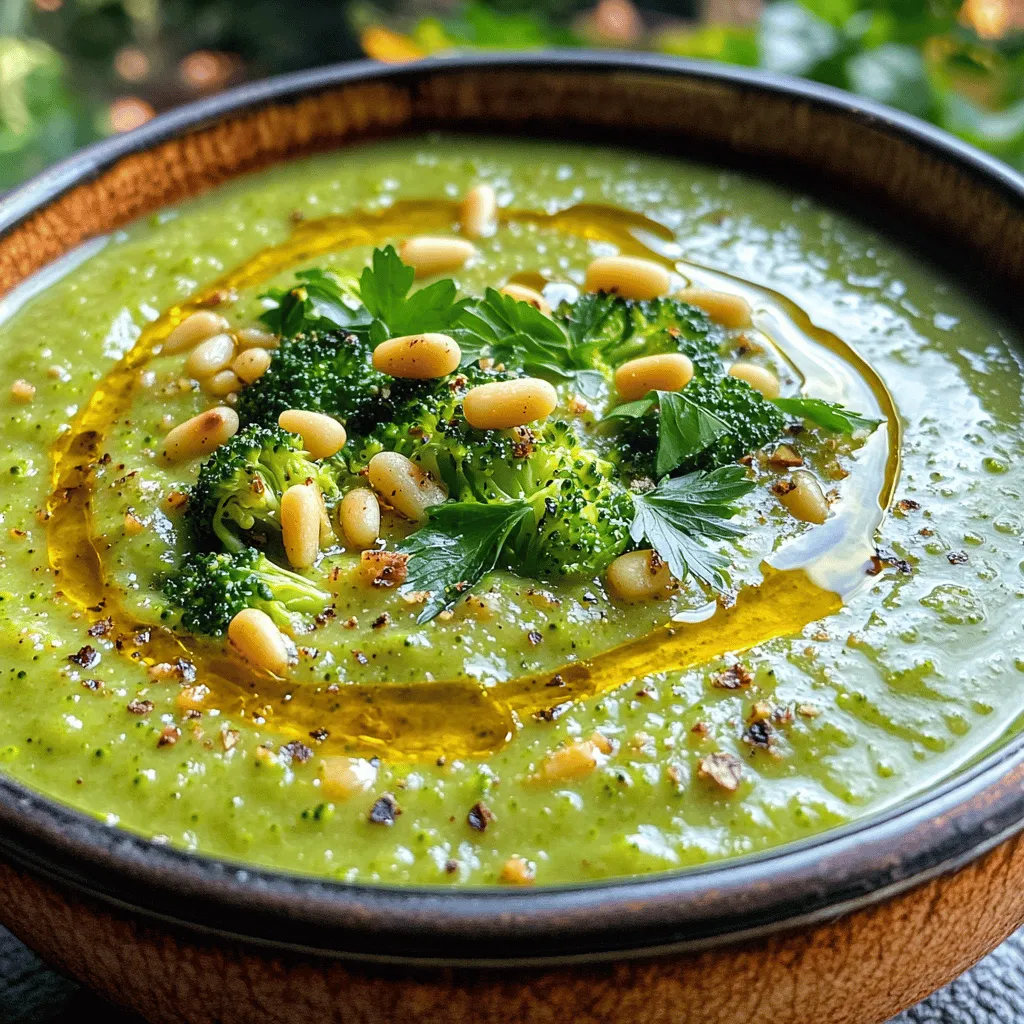 Broccoli is often hailed as a nutritional powerhouse, packed with vitamins, minerals, and antioxidants that contribute to overall health. Its vibrant green color and satisfying crunch make it a versatile ingredient in many dishes. When transformed into a creamy soup, broccoli becomes not just a healthy option, but a comforting bowl of bliss that warms the soul. Creamy soups have a unique ability to evoke feelings of coziness, making them perfect for both casual family dinners and elegant gatherings. The combination of roasted broccoli with creamy elements creates a rich, velvety texture that is sure to please even the pickiest of eaters.