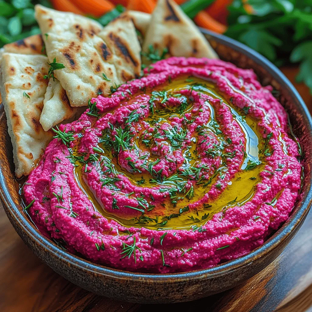 In the world of culinary delights, few dishes manage to captivate the senses quite like Vibrant Creamy Roasted Beet Hummus. This dish not only offers a unique blend of flavors but also serves as a feast for the eyes, thanks to its strikingly colorful presentation. Combining the earthy sweetness of roasted beets with the smooth, creamy texture of traditional hummus, this recipe creates a nutritious option that is perfect for gatherings, snacks, or healthy meals.