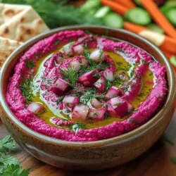 In the world of culinary delights, few dishes manage to captivate the senses quite like Vibrant Creamy Roasted Beet Hummus. This dish not only offers a unique blend of flavors but also serves as a feast for the eyes, thanks to its strikingly colorful presentation. Combining the earthy sweetness of roasted beets with the smooth, creamy texture of traditional hummus, this recipe creates a nutritious option that is perfect for gatherings, snacks, or healthy meals.
