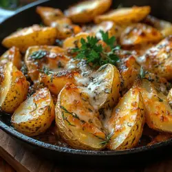 Crispy herbed potato wedges have carved a special place in culinary traditions around the globe, celebrated for their satisfying crunch and comforting flavors. Whether served as a snack at a gathering, a side dish accompanying a hearty meal, or a standalone treat for a cozy night in, these potato wedges offer a delightful balance of simplicity and sophistication. The versatility of this recipe allows it to cater to various dietary preferences, making it a favorite not only among adults but also among children, who often find the crispy texture and herby flavor irresistible.