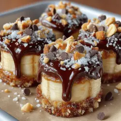 In today’s health-conscious world, finding ways to enjoy indulgent treats without compromising on nutrition can be a challenge. Enter the Frozen Banana Snickers Bites—an innovative dessert that marries the rich flavors of chocolate and peanut butter with the natural sweetness of bananas, creating a delightful snack that satisfies cravings while providing health benefits. This recipe is not only a delicious way to indulge but also a guilt-free option thanks to its wholesome ingredients.