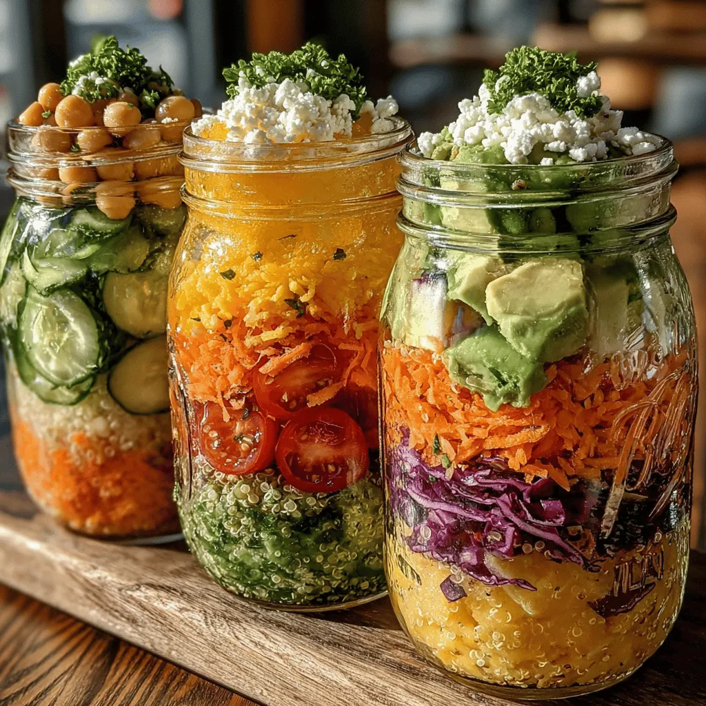 In recent years, meal prepping has gained immense popularity, and one of the standout trends within this movement is the salad jar. These portable, layered salads not only offer a convenient way to enjoy healthy meals on the go, but they also add a splash of color and creativity to our busy lives. The Colorful Crunch Salad Jars are the perfect embodiment of this trend, combining an array of vibrant vegetables, wholesome grains, and protein-packed ingredients into a single, portable meal that is as nutritious as it is visually appealing.