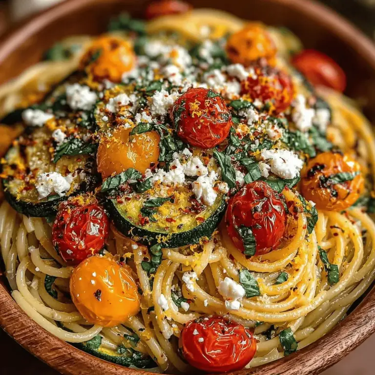 When it comes to creating a dish that is both light and satisfying, few recipes can compare to Zesty Roasted Zucchini and Feta Pasta. This vibrant pasta dish is perfect for any occasion, from casual weeknight dinners to elegant gatherings. With its harmonious blend of roasted vegetables, creamy feta cheese, and a zesty hint of lemon, this recipe not only tantalizes the taste buds but also nourishes the body.