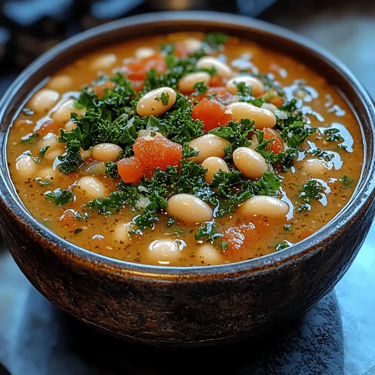 As the seasons shift and the air turns crisp, there's nothing quite like a warm bowl of soup to evoke feelings of comfort and contentment. Creamy Tuscan White Bean Soup is a delightful blend of rich flavors and wholesome ingredients that not only warms the body but also nourishes the soul. Rooted in the rustic culinary traditions of Tuscany, this soup marries the earthiness of white beans with the brightness of fresh herbs, creating a dish that is both satisfying and healthful.