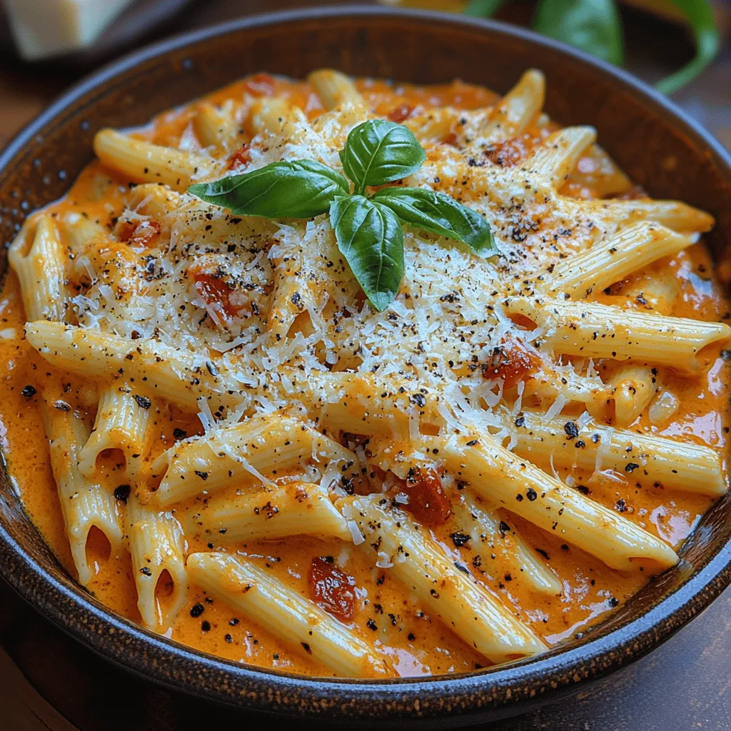 Creamy Roasted Red Pepper Penne is more than just a delightful dish; it’s a celebration of flavors that combines the richness of cream with the smoky sweetness of roasted red peppers. This pasta dish is perfect for both casual weeknight dinners and more elaborate gatherings, offering a comforting yet sophisticated option that can please any palate. As pasta lovers, we often seek out recipes that balance simplicity with depth, and this creamy penne does just that.