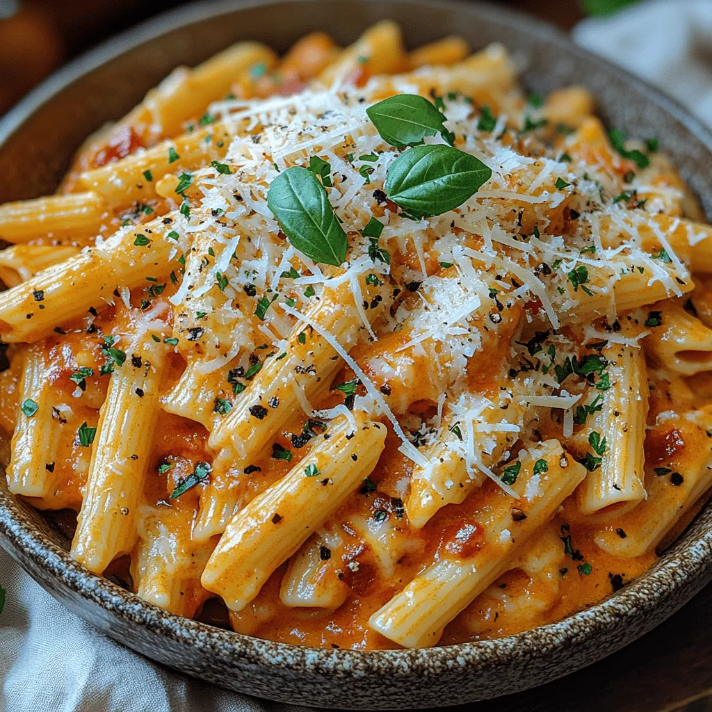 Creamy Roasted Red Pepper Penne is more than just a delightful dish; it’s a celebration of flavors that combines the richness of cream with the smoky sweetness of roasted red peppers. This pasta dish is perfect for both casual weeknight dinners and more elaborate gatherings, offering a comforting yet sophisticated option that can please any palate. As pasta lovers, we often seek out recipes that balance simplicity with depth, and this creamy penne does just that.