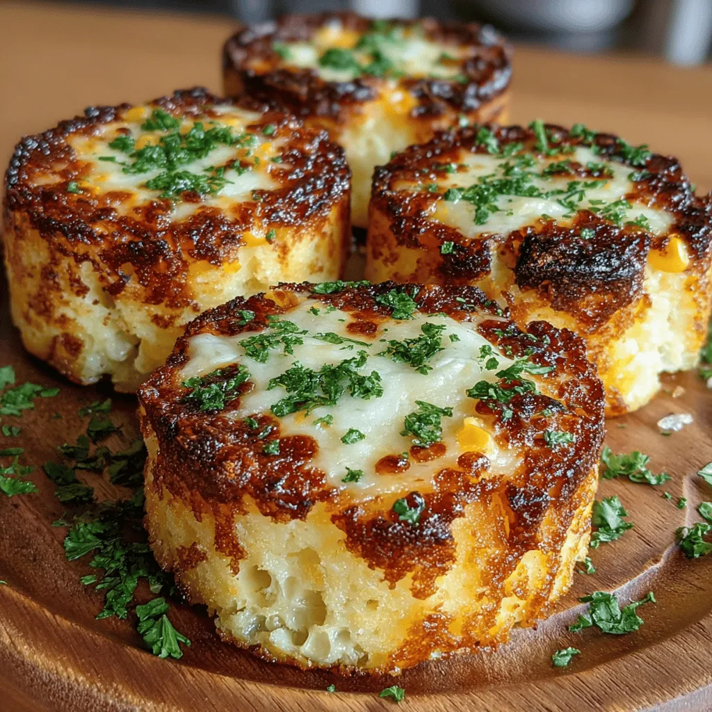 Step into the flavorful realm of Southern cuisine with our Roasted Corn & Cheddar Grits Cakes. This dish is a celebration of rich, comforting flavors, effortlessly merging the sweetness of roasted corn with the sharp, bold taste of cheddar cheese. These grits cakes are not only an embodiment of classic comfort food but also present a contemporary twist that makes them suitable for a variety of occasions. Whether served as an appetizer, a side dish, or even as a main course alongside a fresh salad, Roasted Corn & Cheddar Grits Cakes are sure to leave a lasting impression on your guests.