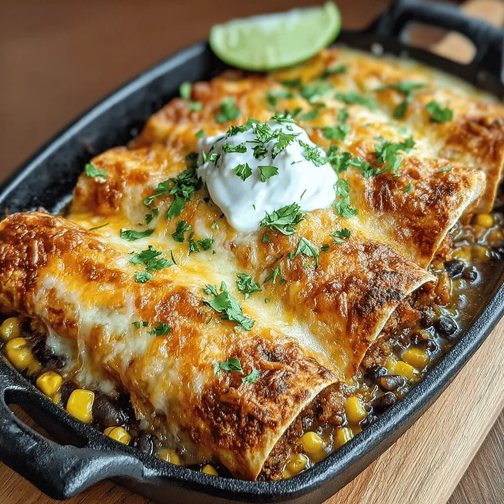 When it comes to comfort food, few dishes can rival the allure of enchiladas, and Zesty Salsa Verde Chicken Enchiladas elevate this classic to new heights. Combining tender, shredded chicken enveloped in soft tortillas with a vibrant salsa verde, this dish is not only a feast for the senses but also a versatile option for any meal, whether it’s a casual family dinner or a festive gathering with friends. The bright, tangy flavors of salsa verde paired with the savory depth of seasoned chicken create an irresistible combination that will leave everyone asking for seconds.