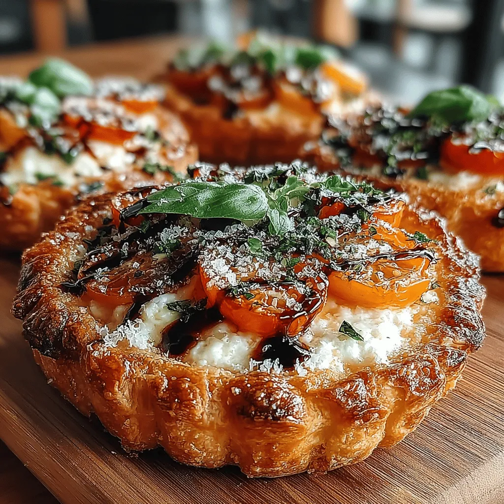 Galette bites are a delightful and versatile appetizer that can elevate any gathering, from casual get-togethers to more formal celebrations. These rustic, open-faced pastries are not only visually appealing but also allow for endless creativity in filling combinations. The Herbed Ricotta Tomato Galette Bites stand out with their creamy herbed ricotta and vibrant, juicy tomatoes, making them a must-try for any food lover.