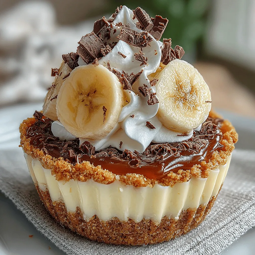 Indulge in the delightful taste of Banana Bliss No-Bake Cream Pie Cups, a creamy and refreshing dessert that combines the rich flavors of ripe bananas, velvety cream cheese, and a crunchy graham cracker crust. This dessert offers a perfect blend of sweetness and texture, making it an ideal choice for warm days or special occasions. Whether you are hosting a summer gathering or simply craving a sweet treat, these no-bake pie cups are sure to impress both friends and family.