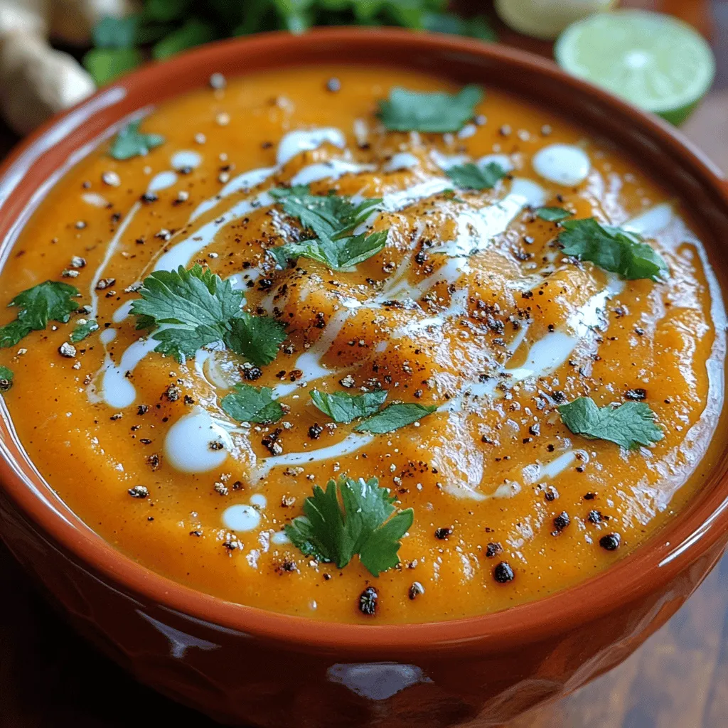 Creamy soups have a special place in the culinary world, universally adored for their luxurious texture and comforting warmth. They evoke feelings of home, nourishment, and satisfaction, making them a staple in kitchens around the globe. One such delightful recipe that embodies these qualities is the Velvety Carrot Ginger Bliss. This soup not only tantalizes the taste buds but also offers a myriad of health benefits, making it a perfect addition to your meal rotation.