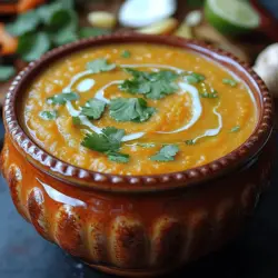 Creamy soups have a special place in the culinary world, universally adored for their luxurious texture and comforting warmth. They evoke feelings of home, nourishment, and satisfaction, making them a staple in kitchens around the globe. One such delightful recipe that embodies these qualities is the Velvety Carrot Ginger Bliss. This soup not only tantalizes the taste buds but also offers a myriad of health benefits, making it a perfect addition to your meal rotation.