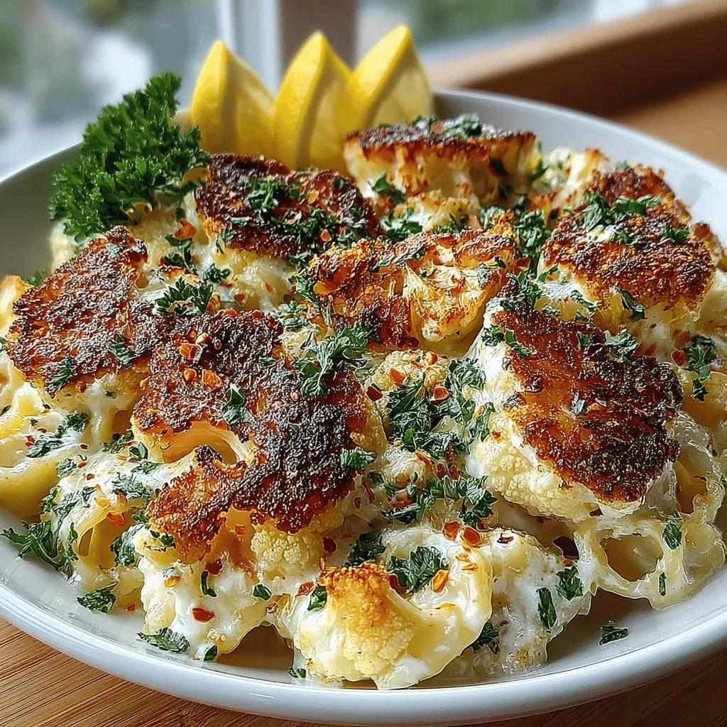In the realm of comforting meals, few dishes strike a balance between indulgence and health quite like Creamy Roasted Garlic Cauliflower Pasta. This delightful dish presents a unique opportunity to enjoy the rich, creamy texture of pasta while incorporating wholesome ingredients that elevate its nutritional profile. Perfect for weeknight dinners or special occasions, this recipe caters to both vegetarians and vegans, making it a versatile choice for all palates. With its rich flavor and satisfying creaminess, it’s a dish that invites everyone to the table.
