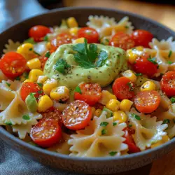 As the days grow warmer and sunshine beckons outdoor gatherings, the craving for fresh, vibrant meals becomes irresistible. Enter the Creamy Avocado Pasta Salad, a dish that perfectly balances convenience, flavor, and health. This delightful salad is not just a feast for the eyes; it combines the rich creaminess of avocados with the satisfying texture of pasta and an array of colorful vegetables. Ideal for potlucks, barbecues, or a simple family dinner, this salad promises to be a crowd-pleaser while nourishing your body with wholesome ingredients.