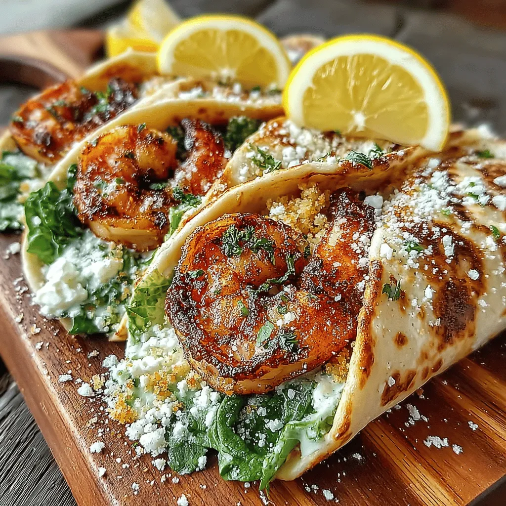 In the realm of quick and satisfying meals, Grilled Shrimp Caesar Wraps shine as a delectable choice. Combining the fresh flavors of succulent shrimp with the classic Caesar salad elements wrapped in a soft tortilla, this recipe is perfect for lunch, dinner, or even a picnic. With a balance of protein, greens, and creamy dressing, these wraps are not only delicious but also easy to prepare. Whether you’re hosting a summer gathering or simply looking for a quick weeknight dinner, these wraps will impress your family and friends alike. This article will guide you through the steps of creating this delightful dish, ensuring that you can serve up a satisfying meal in no time.