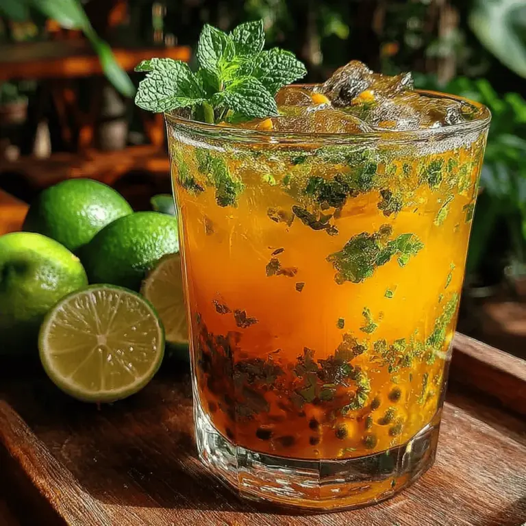 As the sun shines brighter and temperatures rise, nothing beats the refreshing allure of iced tea. This classic beverage, known for its versatility and revitalizing qualities, transforms into an exotic experience with the right ingredients. Enter the Tropical Bliss Mango Passionfruit Iced Tea, a drink that captures the essence of summer in every sip. Bursting with vibrant flavors and an invigorating aroma, this iced tea is not just a treat for the taste buds but also a health-conscious choice for those seeking a refreshing escape from the heat.
