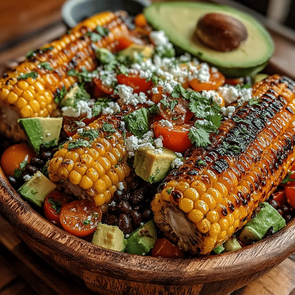 Creating a salad that is both satisfying and delightful involves the art of balancing flavors and textures. The Grilled Sweet Corn and Avocado Salad achieves this balance beautifully. The sweetness of the grilled corn pairs perfectly with the creamy avocado, while the crunch from fresh vegetables adds an essential textural contrast. Incorporating ingredients like red onion or bell peppers not only enhances the crunch factor but also introduces a mild sharpness that beautifully complements the rich avocado.