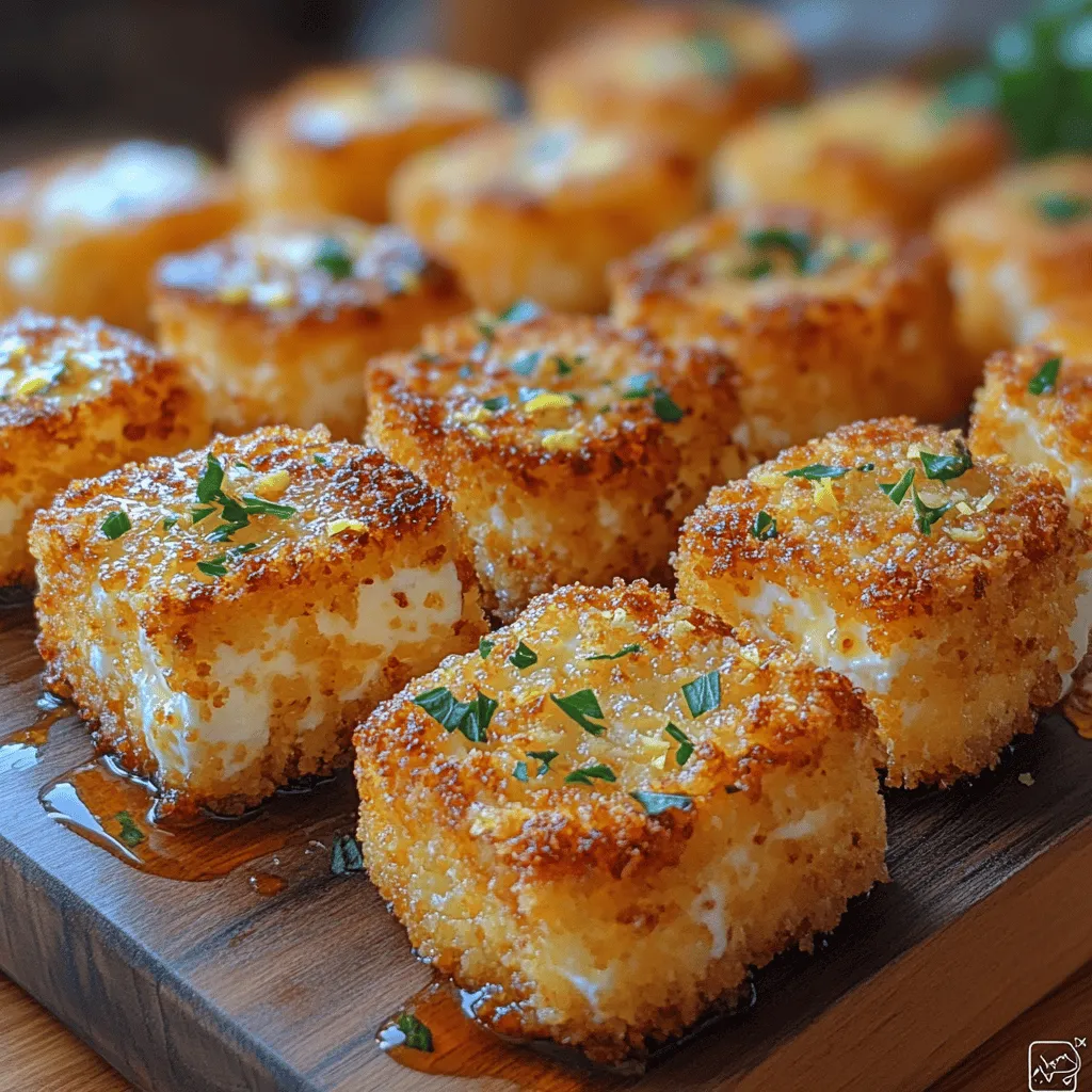 Crispy Baked Feta Crust Cubes are the epitome of culinary creativity, turning a simple ingredient into a gourmet treat. This dish combines the creamy, tangy goodness of feta cheese with a golden, crunchy exterior, creating a delightful contrast that appeals to both the eyes and the palate. Whether you’re hosting a casual get-together or looking for a unique snack to enjoy on a quiet evening, these baked feta cubes are versatile enough to fit any occasion.