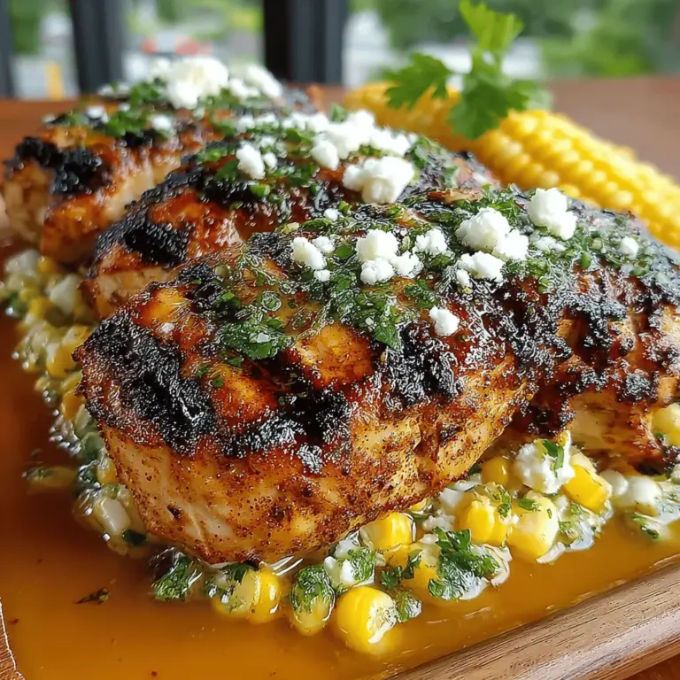 As summer approaches, the allure of outdoor grilling becomes irresistible. Among the myriad of dishes that grace backyard barbecues, Grilled Chicken with Street Corn Sauce stands out as a crowd-pleaser. This dish marries the savory, smoky flavor of perfectly grilled chicken with a rich, creamy corn sauce that pays homage to the iconic Mexican street food, elote. It’s a delightful fusion that embodies the essence of summer dining.
