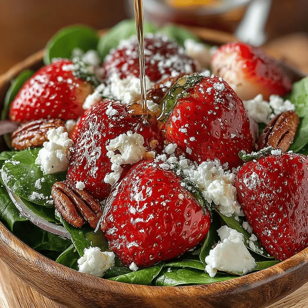 As the seasons shift and warmer days beckon, the allure of fresh, vibrant ingredients becomes irresistible. Enter the Refreshingly Sweet Strawberry Spinach Salad, a delightful dish that embodies the essence of spring and summer. This salad is not just a feast for the senses with its bright colors and tantalizing flavors; it also offers a wealth of health benefits that make it a perfect addition to your meal rotation. With the sweet juiciness of strawberries paired harmoniously with the earthy notes of fresh spinach, this salad is an easy-to-make option that suits a variety of occasions, from casual family dinners to elegant gatherings.