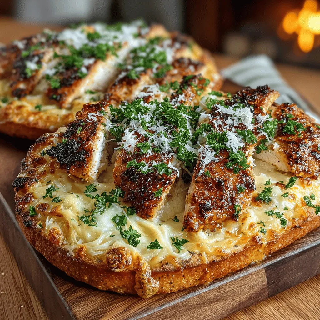 Grilled Chicken Alfredo Flatbread is a delightful dish that beautifully marries the rich, creamy flavors of traditional Italian Alfredo sauce with the modern, casual appeal of flatbreads. This recipe offers a unique twist on the classic fettuccine Alfredo, transforming it into a versatile option that is perfect for various occasions. Whether you're hosting a family dinner, throwing a casual gathering, or simply enjoying a cozy night in, this flatbread is sure to impress.