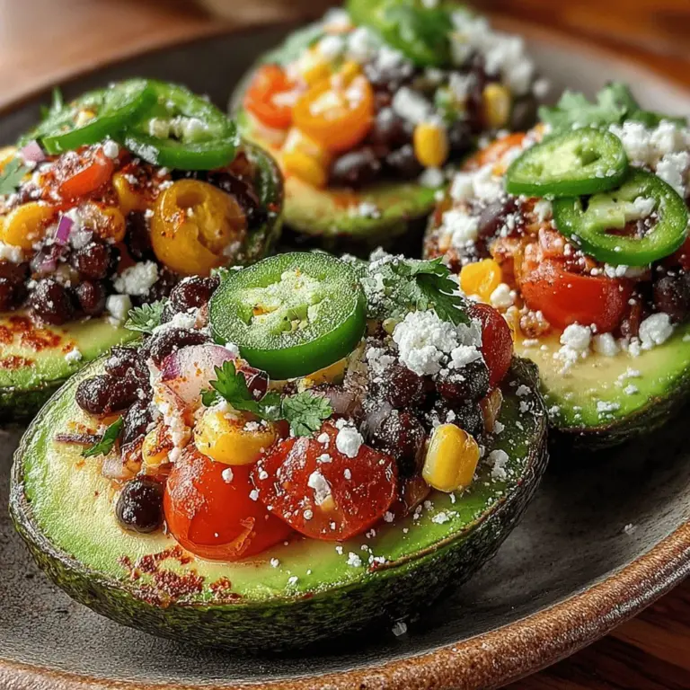 In recent years, avocado-based dishes have surged in popularity, captivating food enthusiasts and health-conscious individuals alike. Known for their creamy texture and rich flavor, avocados serve as a versatile base for various culinary creations. Among the myriad of avocado recipes, the Tropical Delight Avocado Boats stand out as a vibrant and healthy option that can be enjoyed for meals, snacks, or even as a delightful appetizer at gatherings.