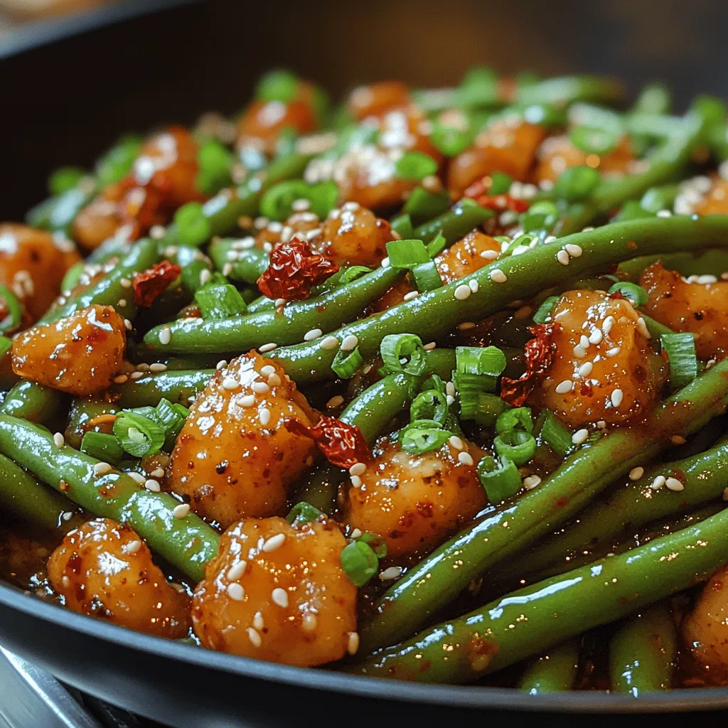 If you're seeking a dish that embodies bold flavors and a fiery kick, look no further than Fiery Szechuan Green Bean Stir-Fry. This vibrant dish captures the essence of Szechuan cuisine, celebrated for its unique and daring use of spices, aromatics, and textures. The combination of fresh green beans with the signature heat of Szechuan peppercorns and dried red chilies creates a meal that tantalizes the taste buds and leaves a lasting impression. Perfect for weeknight dinners or entertaining guests, this stir-fry not only delivers on flavor but also offers a quick and healthy option for those looking to spice up their culinary repertoire.