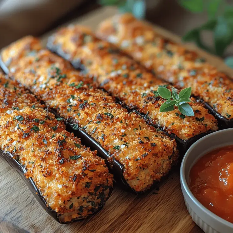 If you're searching for a delicious and healthy snack or appetizer, look no further than crispy Parmesan eggplant sticks. This delectable dish offers a satisfying crunch that will delight your taste buds while providing a nutritious alternative to traditional fried snacks. Baked rather than fried, these eggplant sticks are not only guilt-free but also incredibly easy to prepare, making them perfect for weeknight dinners or casual gatherings.