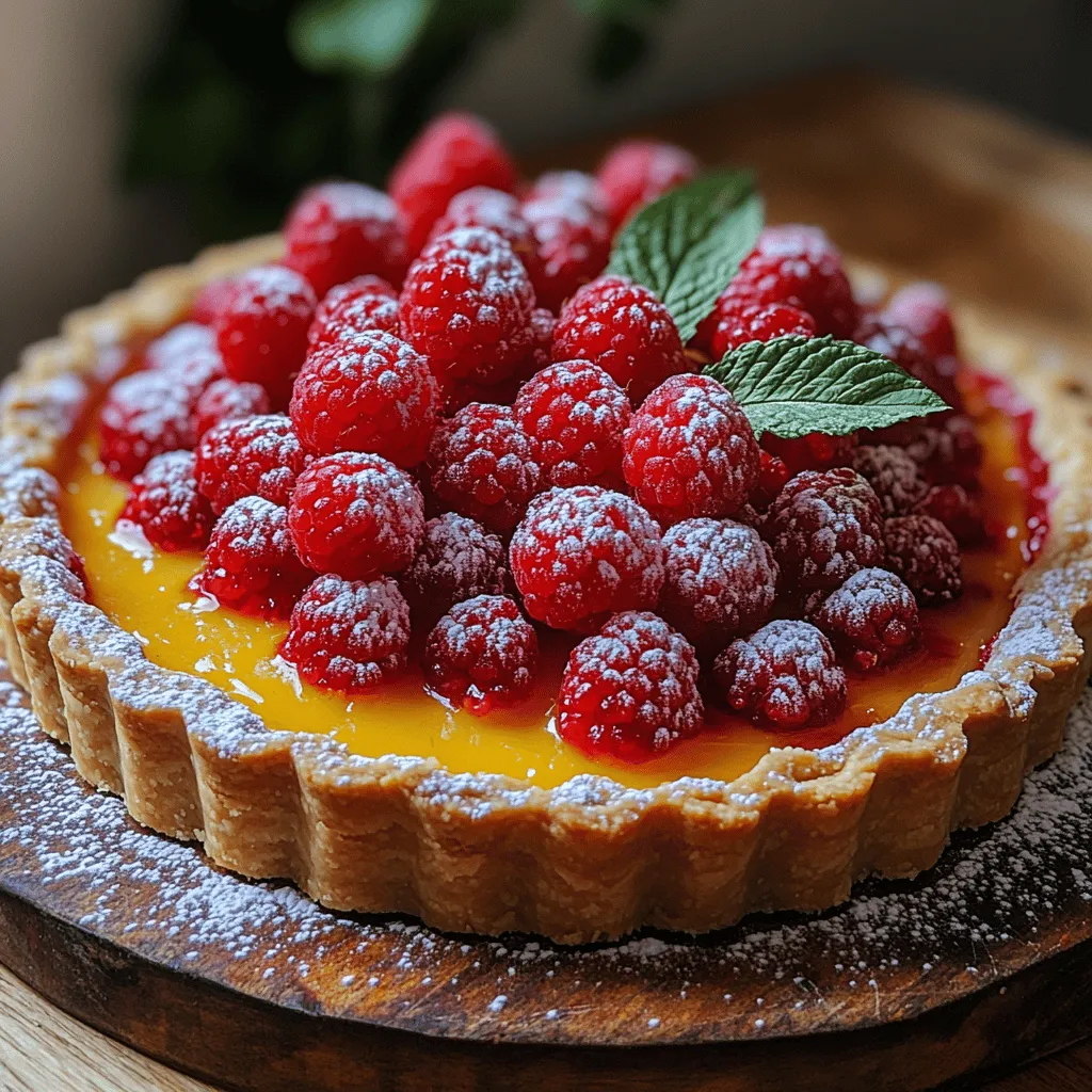 In the world of desserts, few treats can rival the refreshing burst of flavor offered by a well-crafted tart. The Zingy Raspberry Lemon Tart is a perfect embodiment of this sentiment, marrying the tartness of fresh lemons with the sweet and slightly tangy notes of ripe raspberries. This dessert isn't just a feast for the taste buds; it also serves as a visual delight with its vibrant colors and elegant presentation. Whether you're hosting a summer garden party, celebrating a birthday, or simply indulging in a personal treat, this tart is sure to impress guests and family alike.