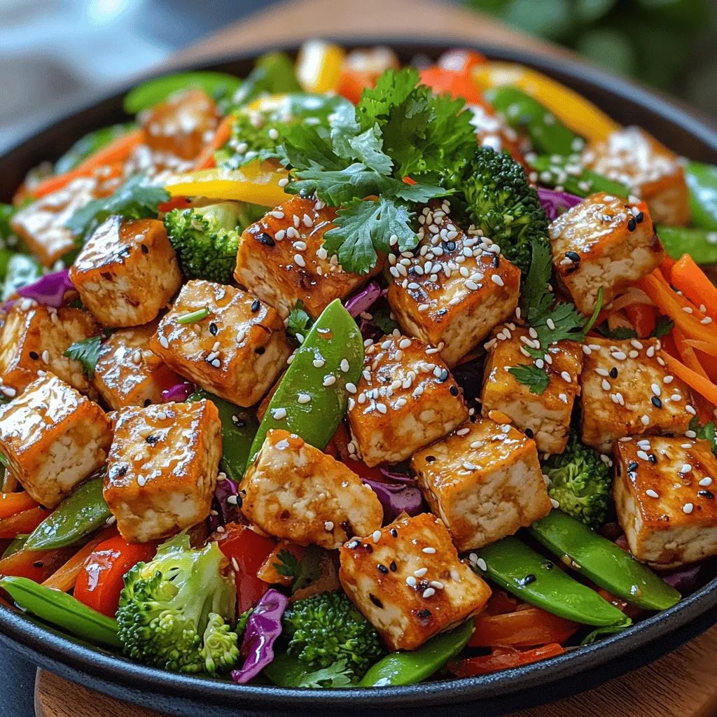 In the realm of quick and nutritious meals, the Crunchy Tofu Rainbow Stir-Fry stands out as a vibrant and satisfying option. This dish not only captivates the eye with its colorful array of vegetables but also tantalizes the taste buds with a delightful medley of flavors. The appeal of this stir-fry lies in its ability to combine the wholesome goodness of tofu and a variety of fresh vegetables, making it a perfect choice for anyone looking to enhance their diet.