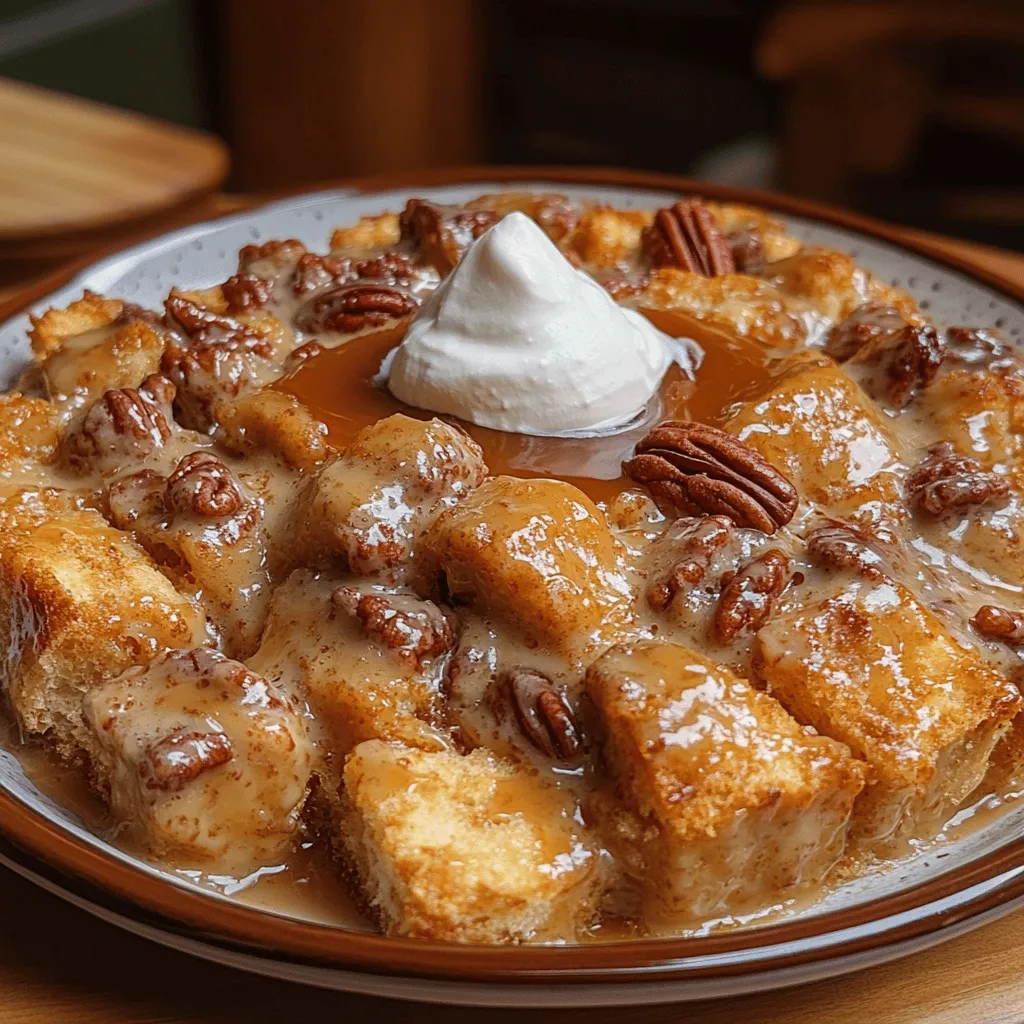Bread pudding, often considered a humble dessert, has a rich history that spans many cultures and generations. This delightful dish, made from stale bread soaked in a custard mixture, has evolved into an indulgent treat that warms the heart and satisfies the palate. Today, we are excited to present a decadent twist on this classic comfort food: Buttery Caramel Pecan Bread Pudding. With its layers of sweet caramel, crunchy pecans, and a creamy custard base, this recipe promises to elevate your dessert game to new heights.